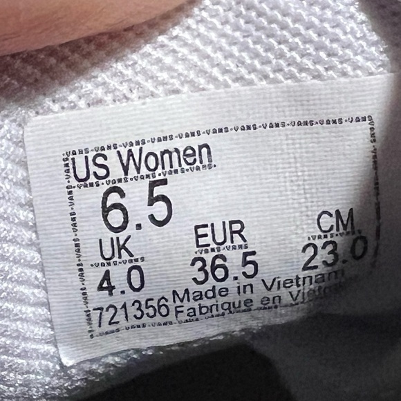 Vans 721357 Roses On Blue Checkered Pattern Sk8 Shoe Off The Wall Size 6.5 - Picture 10 of 10